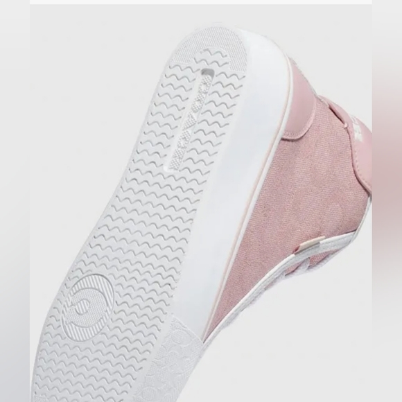 COACH HIGH TOP PLATFORM SNEAKERS CITYSOLE SIGNATURE JACQUARD CANVAS SIZES 9 & 10 - Picture 5 of 7